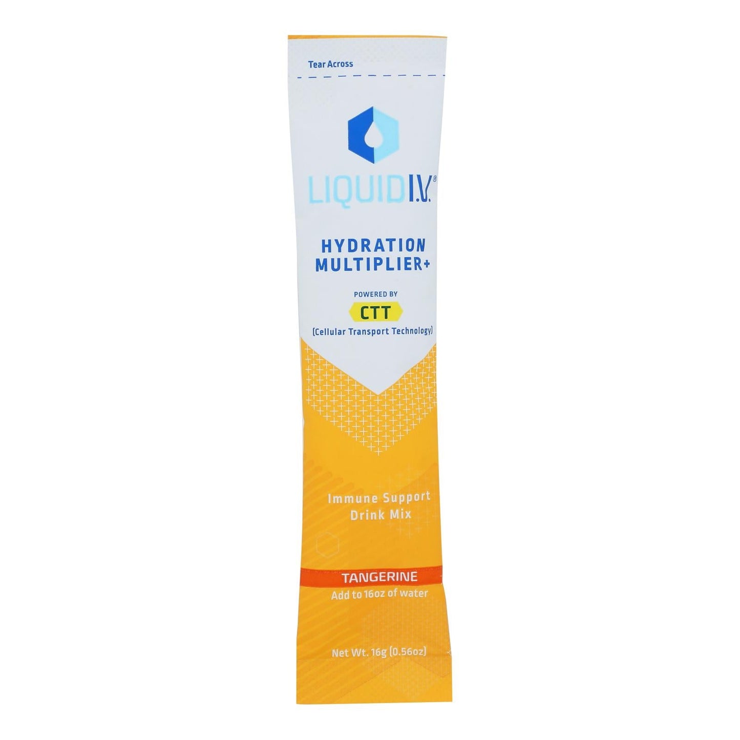 Liquid I.V. Tangerine Drink Mix - .56 Oz. Pack of 8 - Immune Support - Hydrating