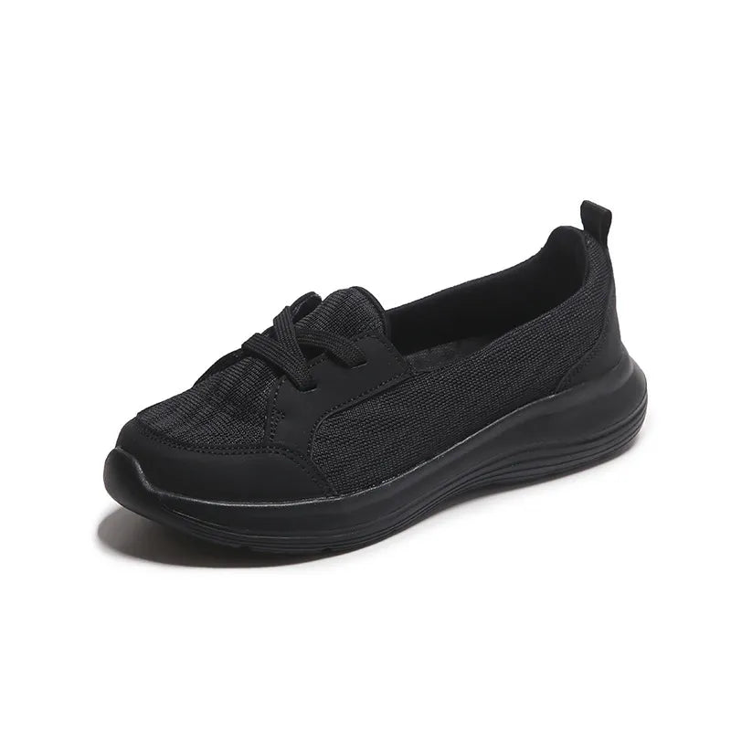 Round Toe Lace Up Sneakers