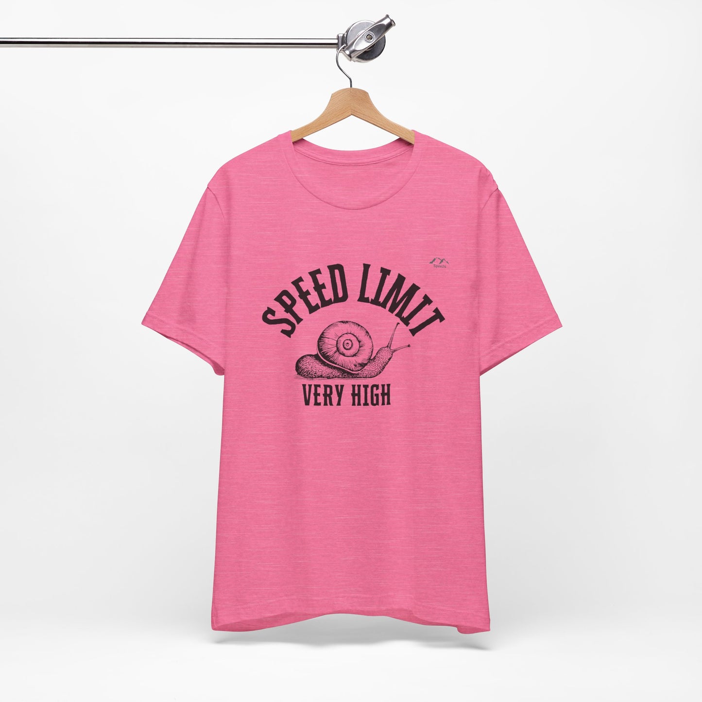 TS-091ML-24 Unisex Cute Snail T Shirt Slow And Steady Art
