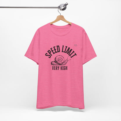 TS-091ML-24 Unisex Cute Snail T Shirt Slow And Steady Art