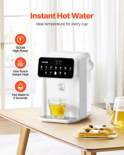 Countertop Instant Hot Water Dispenser With 7 Temps 7 Volumes 118oz Tank