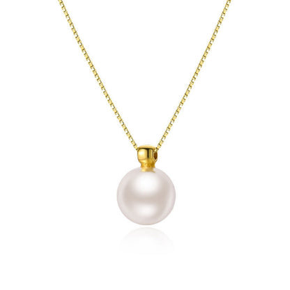 925 Sterling Silver Pearl Pendant Necklace