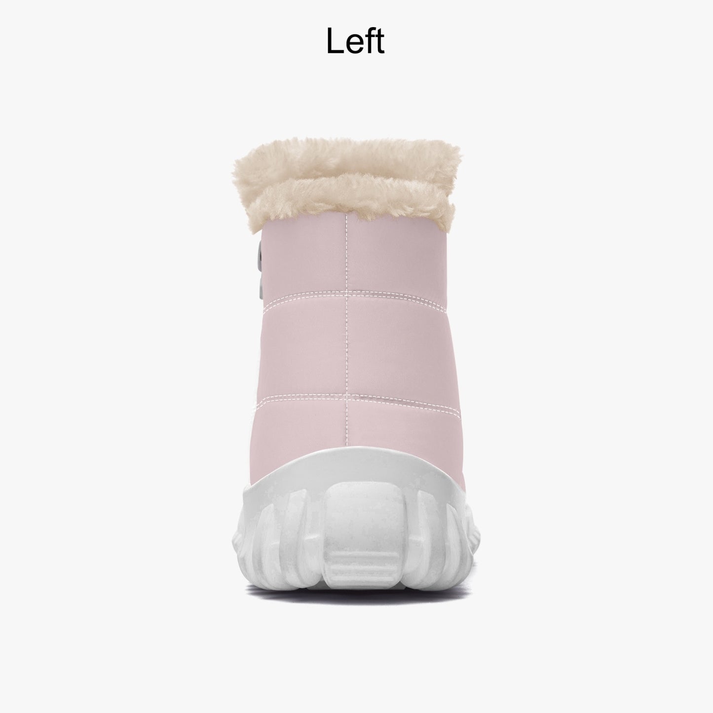 SHO-024PPL-24 Fur Zip Up Boots