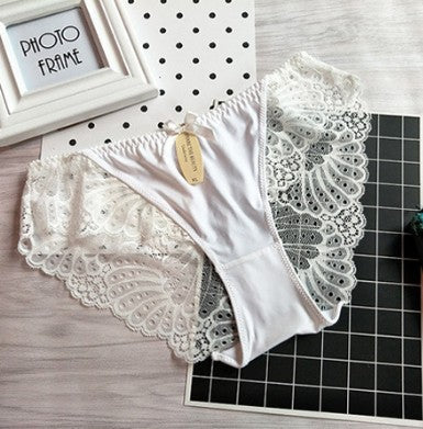 Low-waist ice silk panties