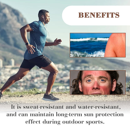 East Moon Enhanced Sunscreen For Men, Summer Outdoor Uv Protection Moisturizing Mild Refreshing Protective Cream