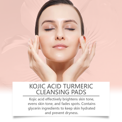 Hoygi Turmeric Acid Cleanser Pad Gentle Exfoliating Cleanser Without Tight Facial Skin Delicate Brightening