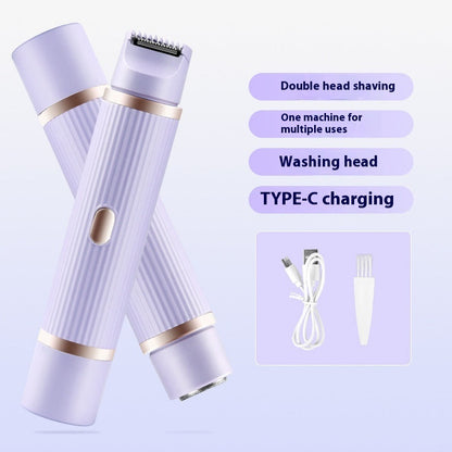 Double-headed Electric Shaver Women's Body Hair Removal Device