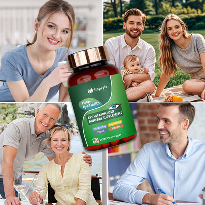 Halal Lutein Eye Health Vision Support Vitamin & Mineral Herbal Extract Lutein Supplement Capsules Lutein Capsules