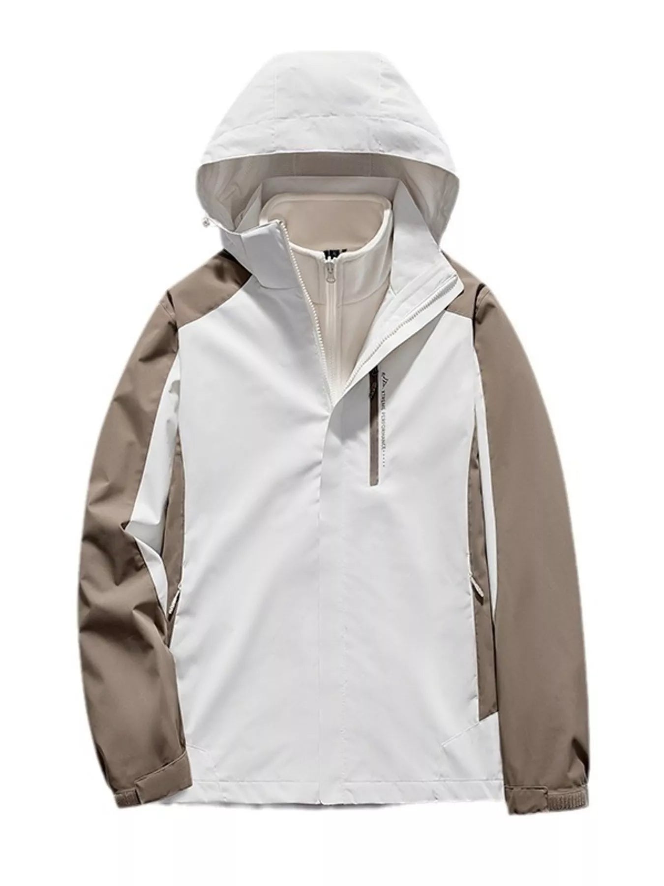Men's Plus Size Hooded Windproof Outdoor Jacket