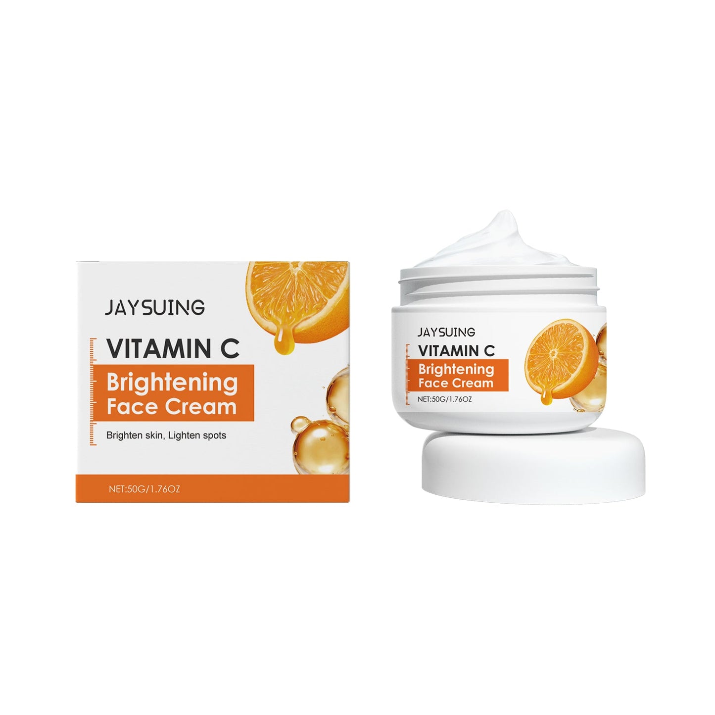 Jaysuing Vitamin C Face Cream Moisturizes, Hydrates, Brightening And Darkening Skin With Fruit Fragrance And Vitamin C Face Cream