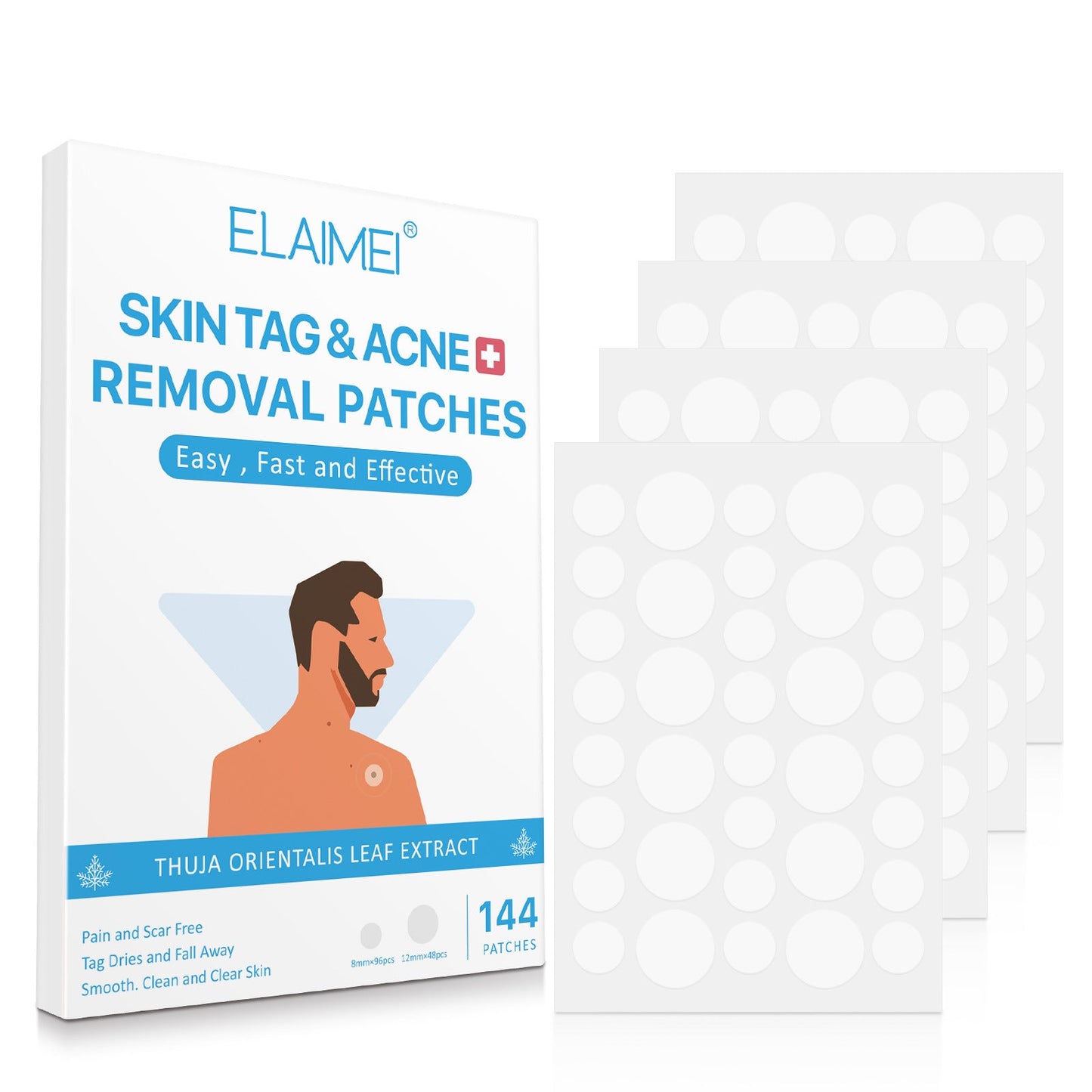 New Skin Tag Remover Patches Skin Tag Remover Pads Covers Conceals Skin Tags Mole Wart Removal Patches Fast Deliver