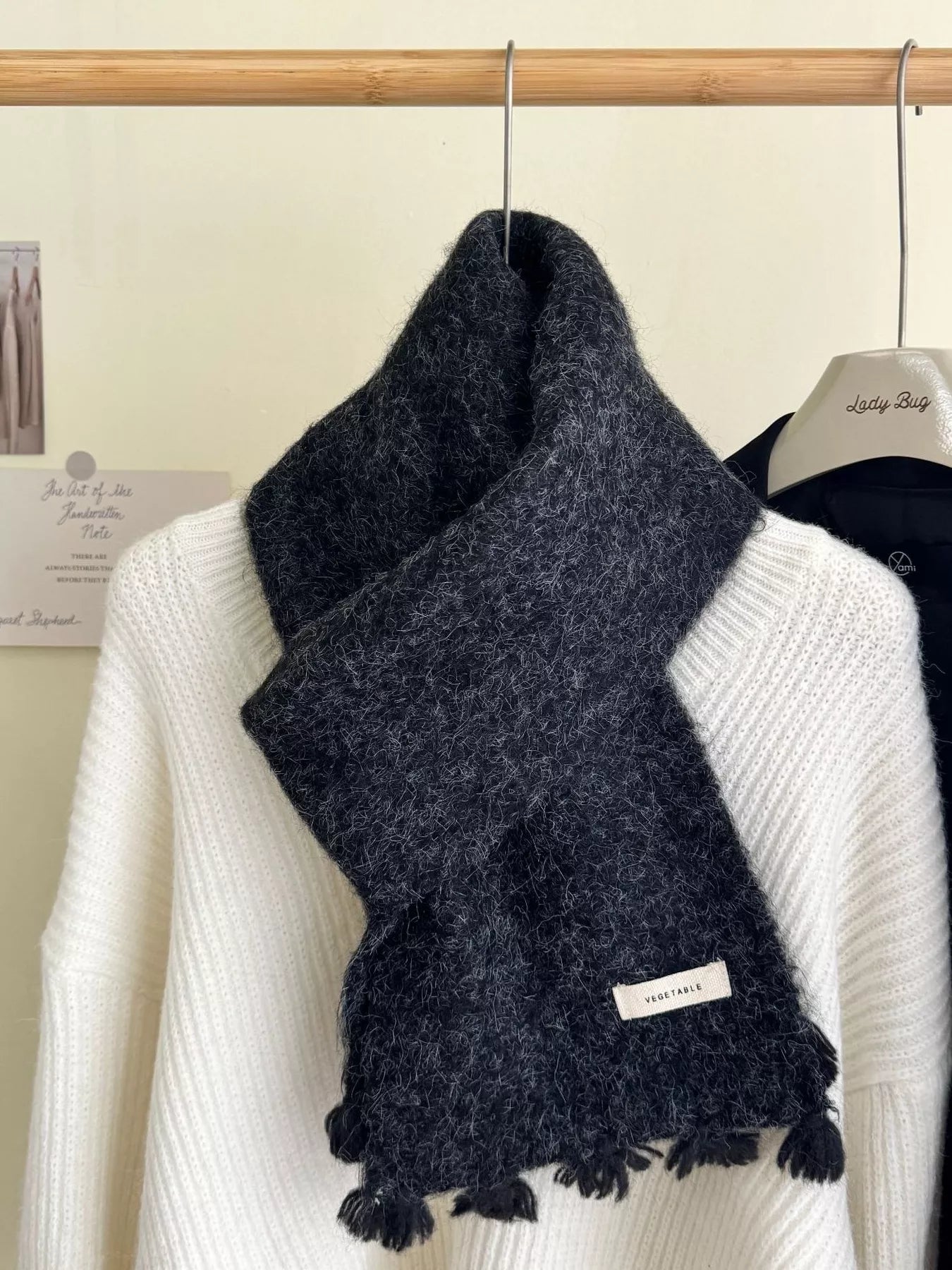 Tassel Knitted Scarf