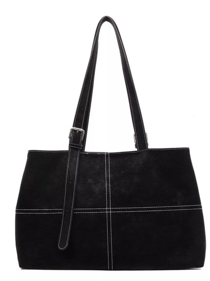Large PU Leather Tote Bag