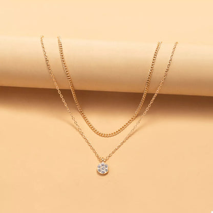 Double Layered Pendant Necklace