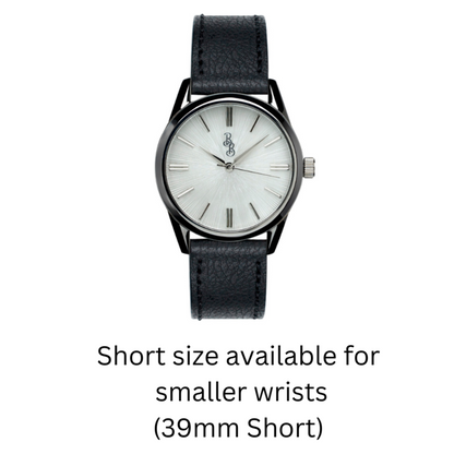 White Sunburst Watch