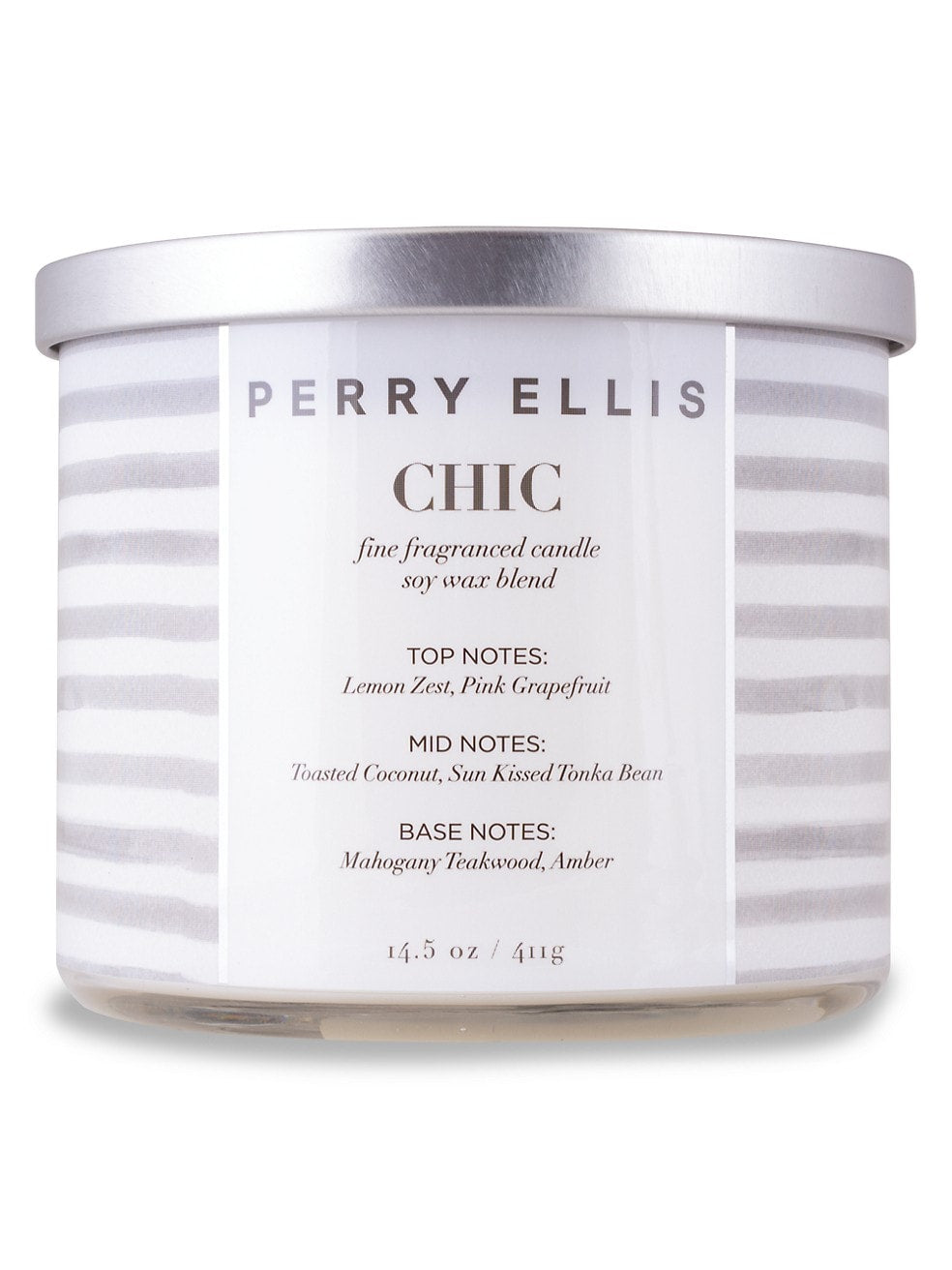 Chic 3 Wick Candle by Perry Ellis