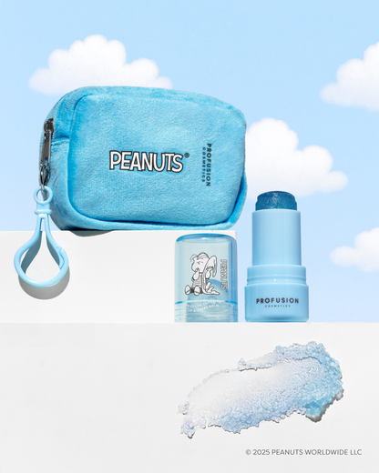 Peanuts 75th | Linus’s Cozy Tint PH Color Changing Balm & Security Blanket Pouch