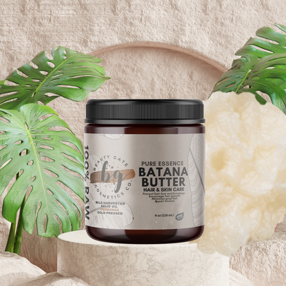 Batana Butter 100% Virgin Unrefined Raw Cold-Pressed Deep Hair Moisture and Shine