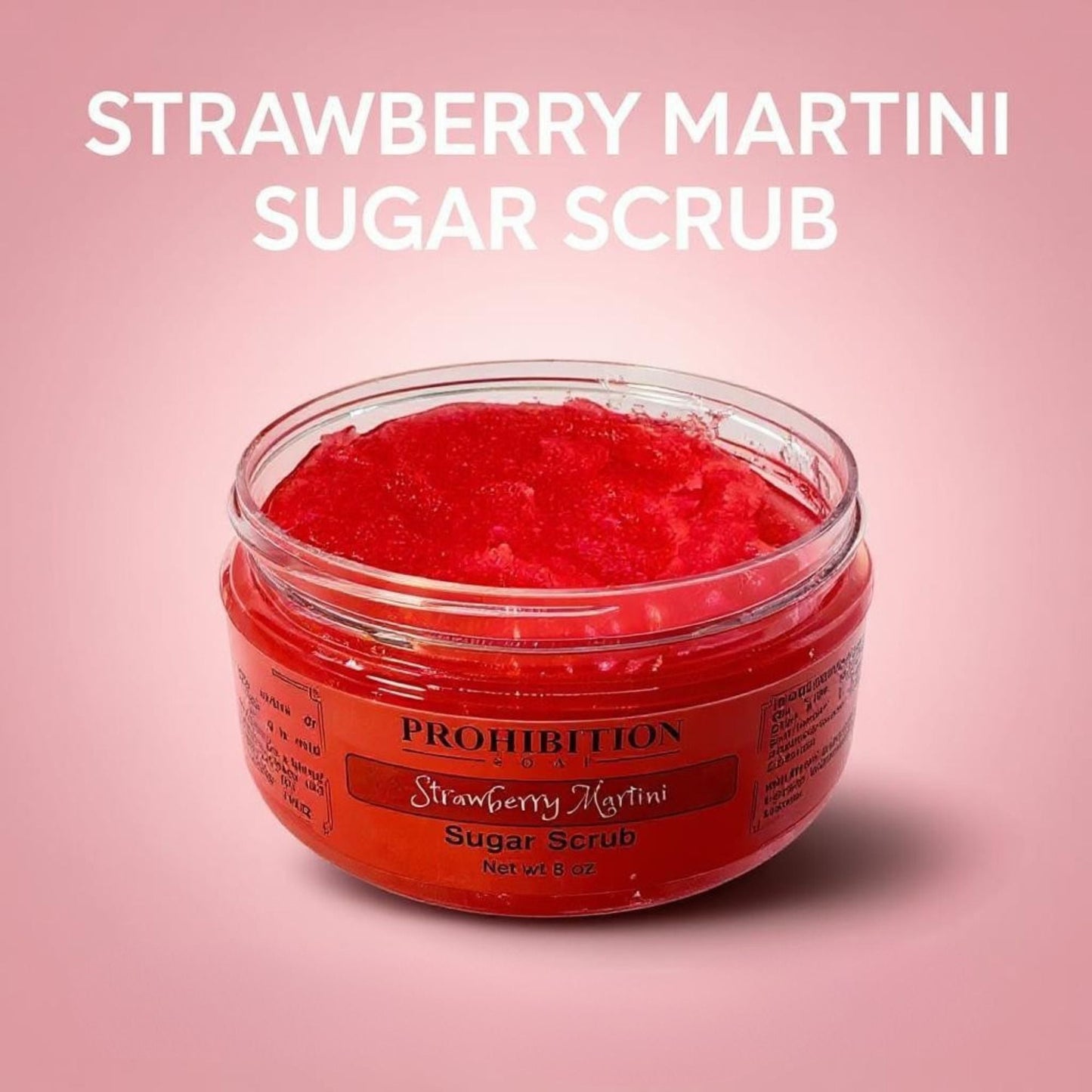 Strawberry Martini Sugar Scrub
