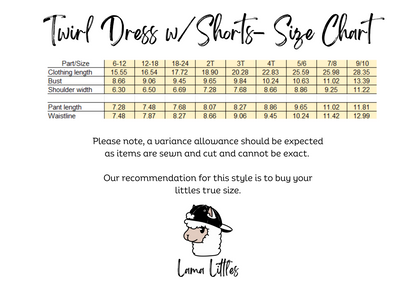 The Woods Flutter Twirl Dress w/ shorts