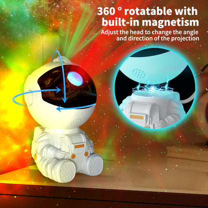 Astronaut Galaxy Projector, Star Projector Galaxy Light, Night Light for Kids, Nebula Ceiling LED Lamp, Room Decor, with  Remote, Gifts for Birthdays