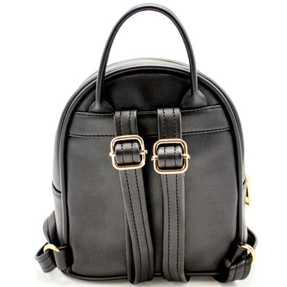 The Sleepy Panda Buddy - Vegan Leather Ultra-Mini Backpack