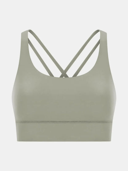 Millennia Crisscross Scoop Neck Active Tank