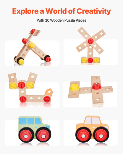 Wooden Tool Bench For Kids 3 Years+ Toy Workbench Pretend Play Toy Kits