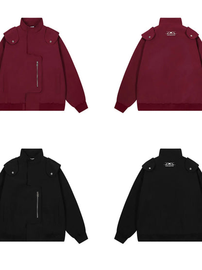 Men's Zip Front Jacket with Pockets