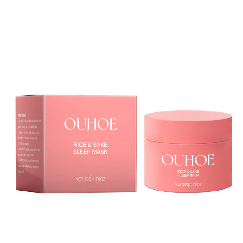 OUHOE Hydrating Sleep Mask Hydrating And Brightening Hydrates Facial Skin Soft And Moisturizing Leave-In Sleep Mask