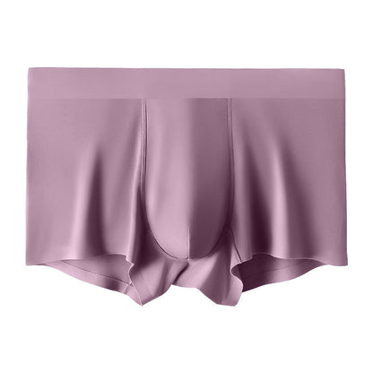 Men's Ice Silk Seamless One Piece Underwear