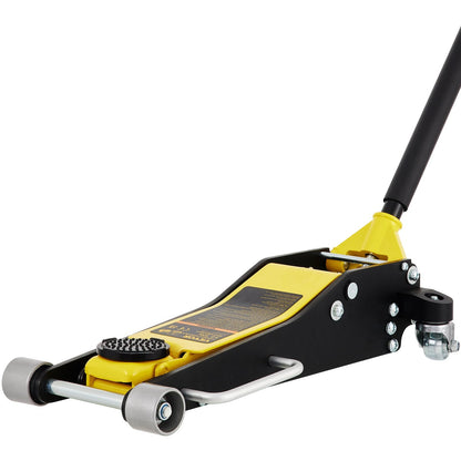 VEVOR 3 Ton Low Profile Aluminum Steel Racing Floor Jack DualPump Lift Car Auto