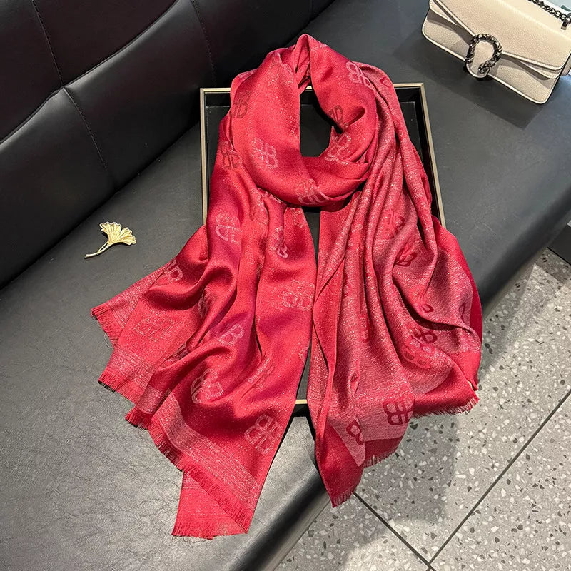 Raw Hem Scarf