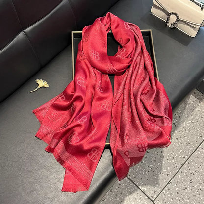 Raw Hem Scarf
