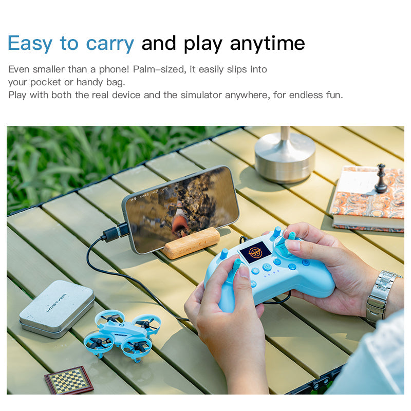 S4 Blue Simulator Dual Electric Drone