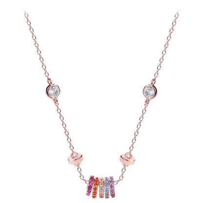 925 Sterling Silver Circle Pendant Necklace