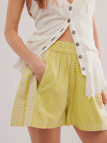 Elastic Waist Shorts