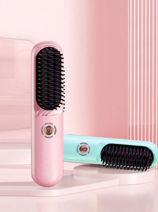 Portable Heated Hair Straightening Comb
