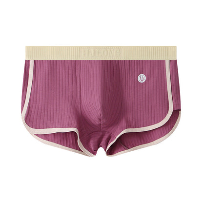 Men's Mid-waist Simple Fashionable Breathable Comfortable Boxers