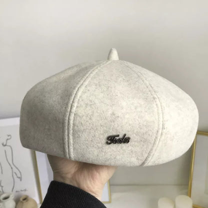 Solid Color Beret Hat