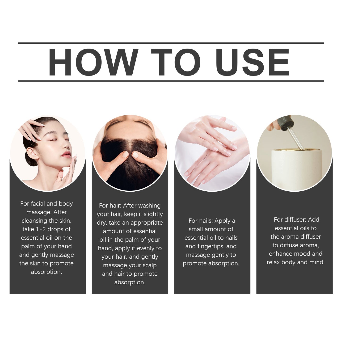 OUHOE Multi-Functional Moisturizing Essential Oil, Multi-Functional Repair And Nourishing Face, Body, Skin And Nails Aromatic Care