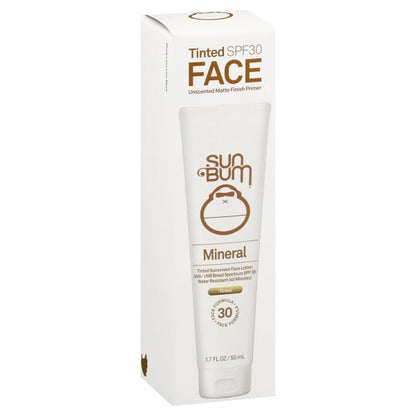Sun Bum SPF 30 Tinted Face Sunscreen, 1.7 Fl Oz