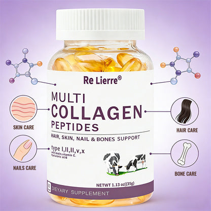 Multi-source Collagen Peptide Soft Capsules