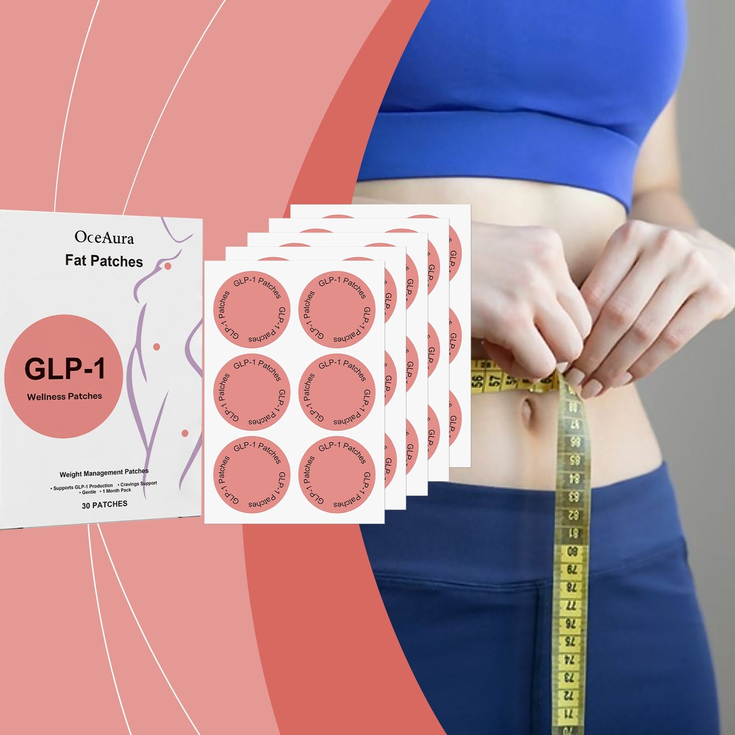 OceAura Body Care Patches Gently Care For The Skin And Show Off The Figure. Daily Light Care Patches