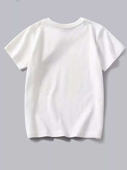 Children's Dinosaur Crew Neck Short Sleeve T-Shirt