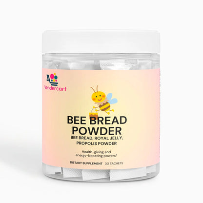 Bee Pearl Powder Energy, Immunity, And Skin Support With Bee Bread, Propolis, Royal Jelly And Vitamin C  30 Sachets