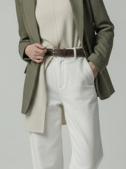 Braided Skinny Belt