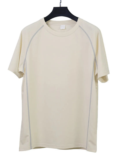 Men's Full Size Round Neck Short Sleeve T-Shirt and Shorts Set Plus Size
