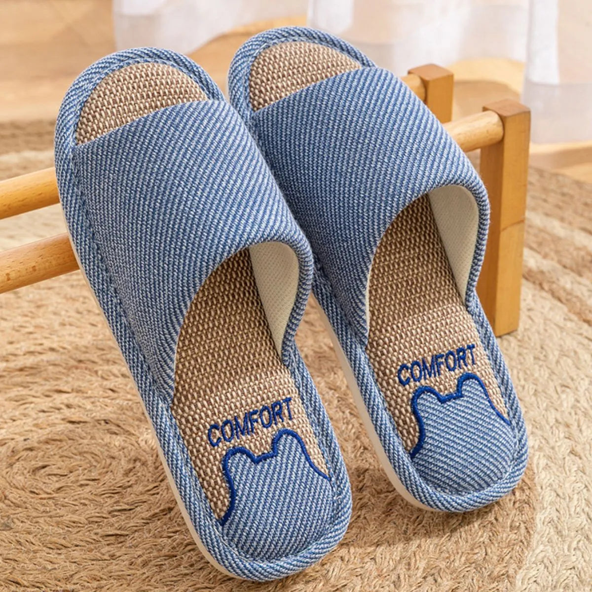 Open Toe Flats Slippers
