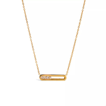 18K Gold-Plated Pendant Necklace